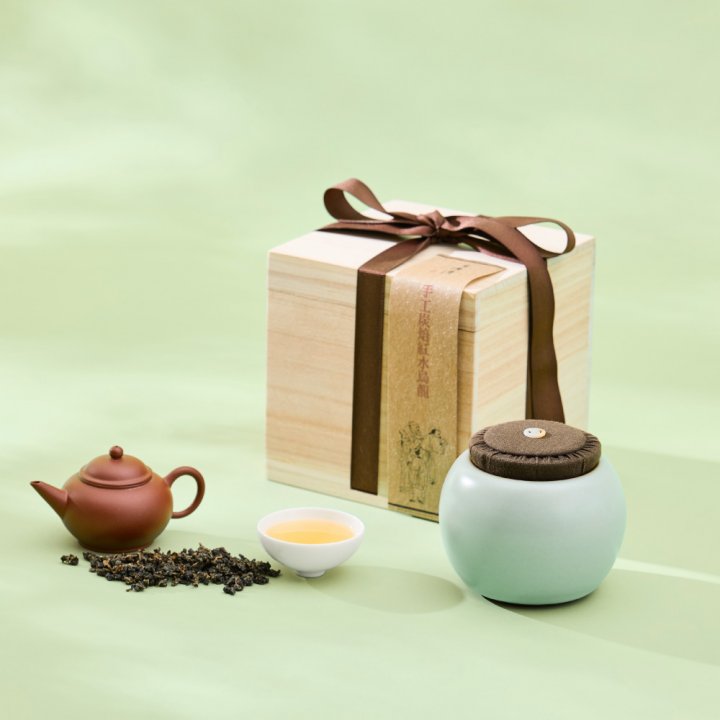 天青存茶禮盒．2014手工炭焙杉林溪高山紅水烏龍