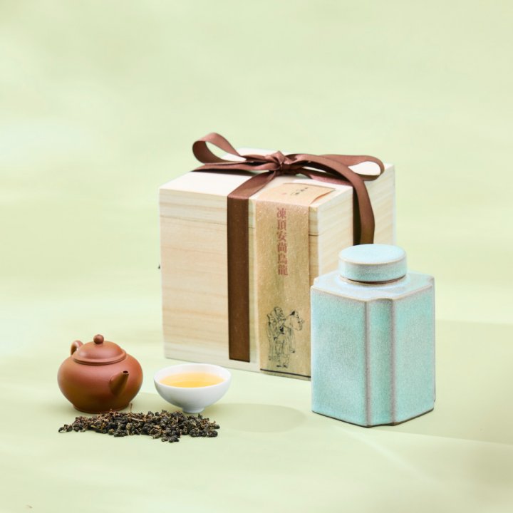 天青存茶禮盒．2014手工炭焙特植凍頂安尚烏龍